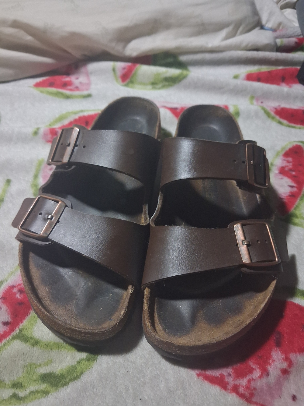 Birkenstock Brown Arizona Sandals Birko Flor